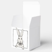 キュイおもしろいヴィンテージバニーパーソナライズされたハッピーイースター フェイバーボックス (オープン)