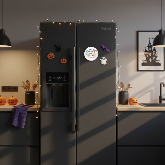 キュイおもしろい幽霊カラフル水彩冷蔵庫 マグネット