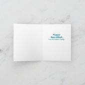 キュイお洒落ドレイデル（ユダヤ教）メノラーカスタムハヌカー シーズンカード (内部)