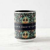 キュイお洒落フローラスカルカスタムハロウィン マグカップ (中央)