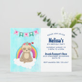 キュイめい想ズナマズとレインボー誕生日 招待状 (スタンド正面)