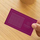 キュイエレガントー赤モノグラモダンムカスタム 名刺