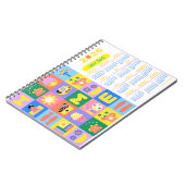 キュイカスタマイズアンドハッピーホームカレンダー2026 ノートブック (左側)