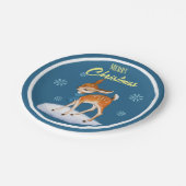 キュイカスタマイズクリスマステーマ紙プレート ペーパープレート (アングル)