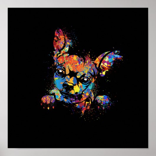キュイカラフルチワワ ポスター (正面)
