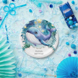 キュイカラフルホエー航海のル誕生日 ペーパープレート