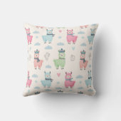 キュイカラフルラマスアルパカ クッション (裏面)