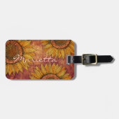 キュイガーリーボホ素朴ウッドヒマかわいらしワリ ラゲッジタグ (正面横)