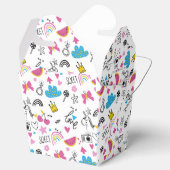 キュイガーリー図解入りの、写真付きのお洒落レインボーカラフルン フェイバーボックス (オープン)