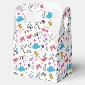 キュイガーリー図解入りの、写真付きのお洒落レインボーカラフルン フェイバーボックス (オープン)