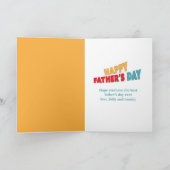 キュイシンプルーな父の日ペナントエ最高のバーパパ カード (内部)