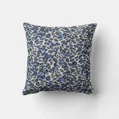 キュイスタイリッシュブエレガントルーレオパードアニマルプリント クッション (裏面)