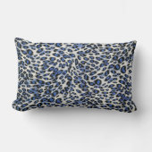 キュイスタイリッシュブエレガントルーレオパードアニマルプリント ランバークッション (正面)