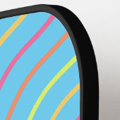 キュイストライプエヴァイヘリンボーンカスタム ピックルボールラケット (左詳細)