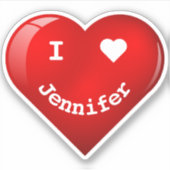 キュイパーソナライズされたイハートハッピー顔ハート シール (正面)