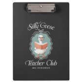キュイパーソナライズされたグース間抜け先生クラブ クリップボード (正面)