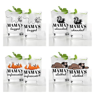 キュイパーソナライズされたスロスキツネビーアンドキツネクールおもしろい ウイスキーグラス