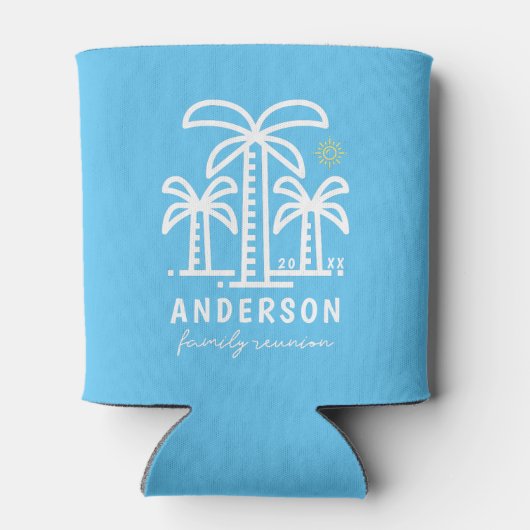 キュイパーソナライズされたビーチファミリー懇親会 缶クーラー (裏面)