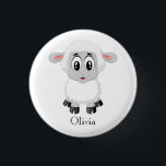 キュイパーソナライズされたベビーラム 缶バッジ<br><div class="desc">かわいいパーソナライズされたベビーラムボタン</div>