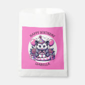 キュイパーソナライズされたーガールズ誕生日ポッサム フェイバーバッグ (正面)