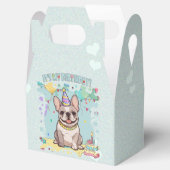 キュイフランスのブルドッグパステル私の誕生日 フェイバーボックス (オープン)