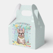 キュイフランスのブルドッグパステル私の誕生日 フェイバーボックス (正面サイド)