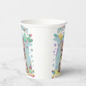 キュイフランスのブルドッグパステル私の誕生日 紙コップ (右)