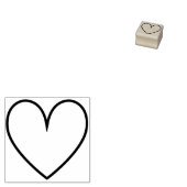 キュイミニマル結婚シンプルーなバレンタインデーのハート ラバースタンプ (押印)