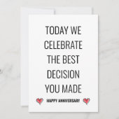 キュイモダンおもしろいミニマルハッピーアニバーズ (正面)