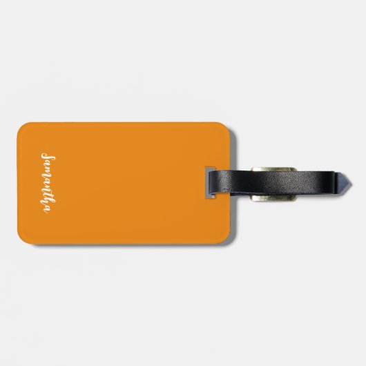 キュイモダンはっきりしたおもしろいボンボヤージネオン ラゲッジタグ (裏面横)