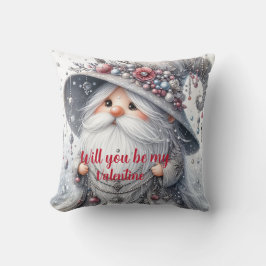 キュイモダンシルバーフローラパール装飾格言 クッション