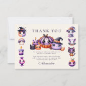 キュイ不気味ファースト誕生日 サンキューカード (正面)