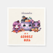 キュイ不気味ファースト誕生日 スタンダードカクテルナプキン (正面)