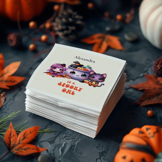 キュイ不気味ファースト誕生日 スタンダードカクテルナプキン