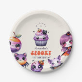キュイ不気味ファースト誕生日 ペーパープレート (正面)