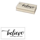 キュイ信じイイン魔法ホリパーソナライズされたー ラバースタンプ (押印)