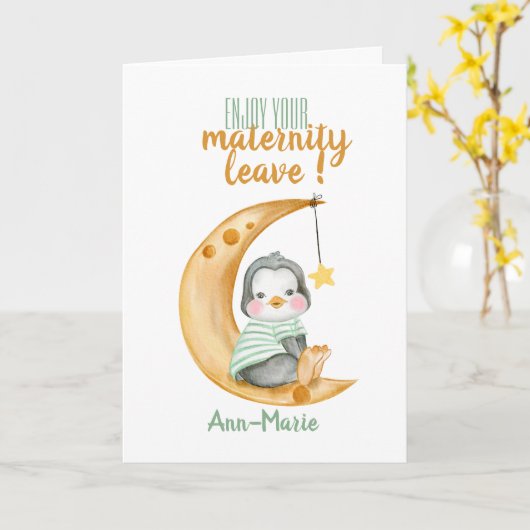 キュイ妊婦の離れズ カード (黄色い花)