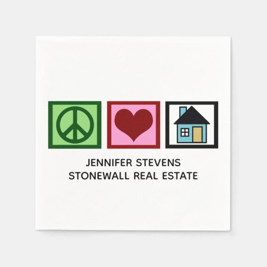 キュイ実在エテートカスタムピースラブオープンハウス スタンダードカクテルナプキン (正面)