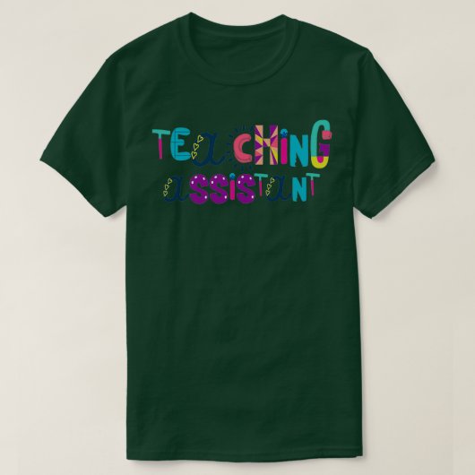 キュイ教えズアシスタントギフトアイディア新学期 Tシャツ (デザイン正面)