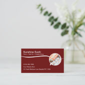 キュイ日本のジネスシレストラン 名刺 (スタンド正面)