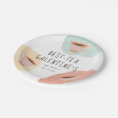 キュイ最高のテアス・ガレンティーヌの日パーティー ペーパープレート (アングル)