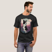 キュイ縁どコリー犬オンコ縁どリー Tシャツ (正面フル)