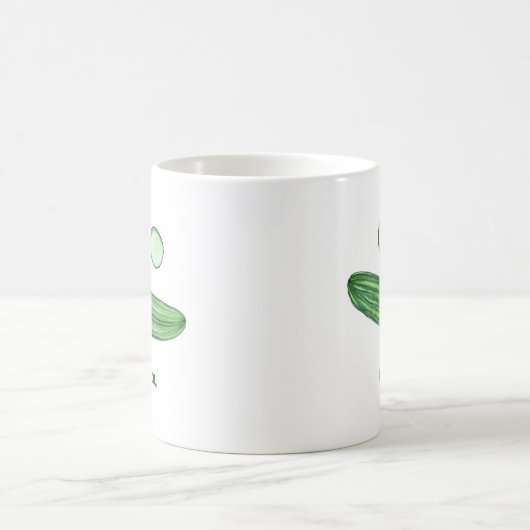 キュウカッコいいリ「BE」の水カッコいい色とおもしろいして コーヒーマグカップ (中央)