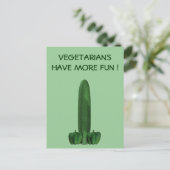 キュウリとピーマン ポストカード (スタンド正面)