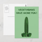 キュウリとピーマン ポストカード (正面/裏面)