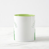 キュウリのかわいいとしておもしろいかわいい マグカップ (中央)