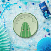 キュウリのようなキュートおもしろいな ペーパープレート (パーティー)