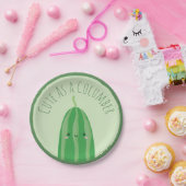 キュウリのようなキュートおもしろいな ペーパープレート (パーティー)