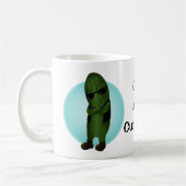 キュウリのようにクール コーヒーマグカップ (左)