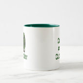 キュウリのように涼しげ ツートーンマグカップ (中央)